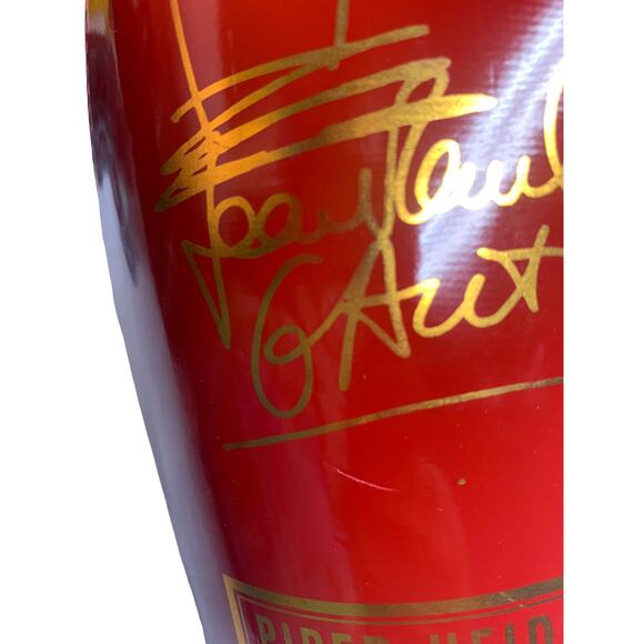 1990 Piper Heidsieck Red Lace Up Corset‎ Sleeve Empty Bottle Jean Paul Gaultier - Picture 4 of 9